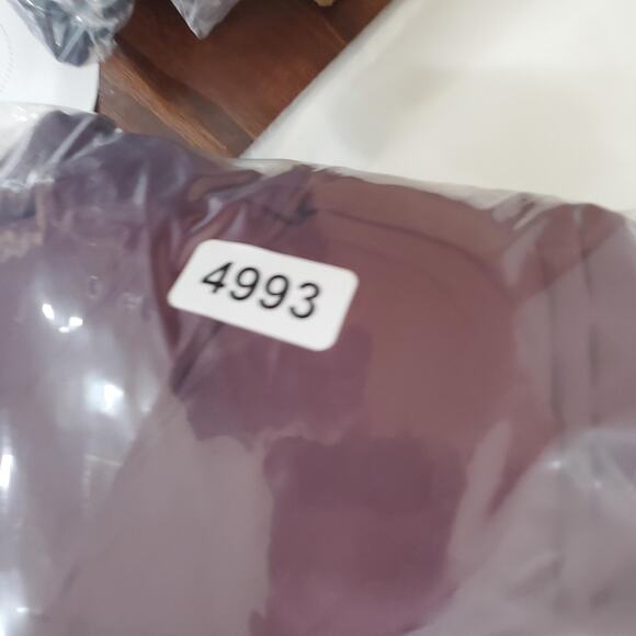 Talbots Coat Womens Small Petite Burgundy Down Puffer Quilted Hood Faux Fur Trim - Picture 10 of 10